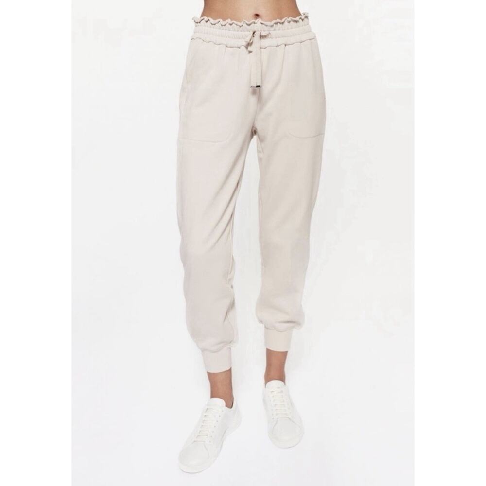 NWT Cami NYC Lynley Cotton Joggers Frost Sz XL Athleisure Comfy Casual Travel